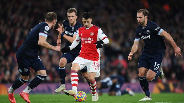 Арсенал победи Уест Хем в лондонското дерби от 17-ия кръг