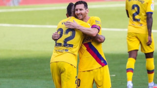 Барселона продължава победния си ход в испанското футболно първенство Каталунците