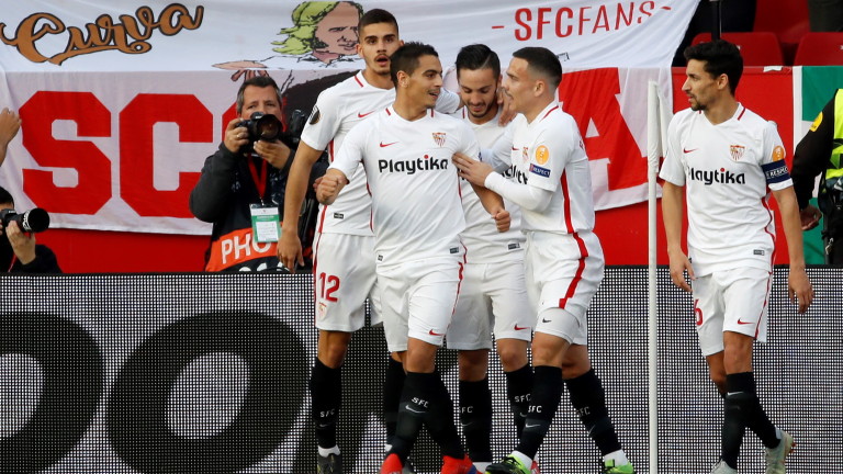 Севиля е на 1/8-финал в Лига Европа след безапелационна победа над Лацио