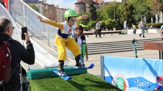БФСки даде възможност на десетки деца да направят първите си ски скокове