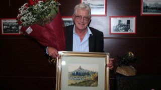 Легендарният вратар на ЦСКА Георги Велинов замина вчера с делегацията