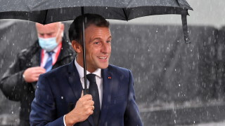 Френският президент Еманюел Макрон изрази сдържан оптимизъм преди предстоящия разговор