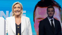 Партията на Марин Льо Пен печели 37% от гласовете на първия тур според проучване