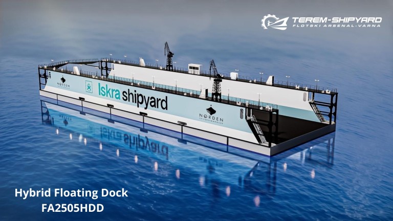 "Флотски арсенал" строи 110-метров плаващ док за хърватски клиент