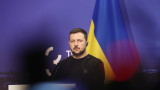 Пресконференцията на Зеленски и Мецола в Киев беше прекъсната поради въздушна тревога