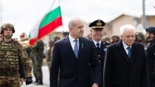 Президентът Румен Радев и италианският му колега Серджо Матарела посетиха