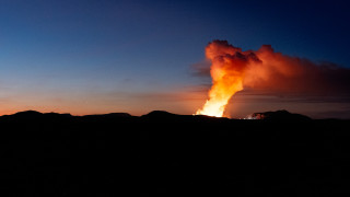 В рамките на по малко от три месеца вулканът на полуостров