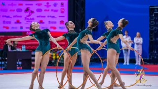 Ансамбълът на България по художествена гимнастика се окичи със златен