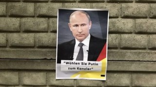 Берлинчани са агитирани да гласуват за руския президент Владимир