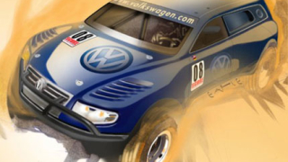 VW със специален състезателен Touareg