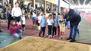 Министър Кралев откри ремонтираната зала за лека  атлетика в Добрич