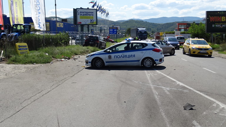 Челна катастрофа на пътя Русе - Варна 
