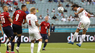 Чехия - Дания 1:2, Шик върна чехите в мача