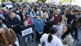 Медицински специалисти излязоха на протест за достоен труд и заплащане