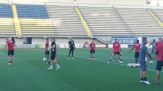 Футболистите на ЦСКА проведоха в отлично настроение последната си тренировка