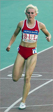 Тезджан най-бърза в Европа на 200 м, но със силен вятър