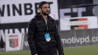 Треньорът на Локомотив Пловдив Александър Тунчев говори след победата с