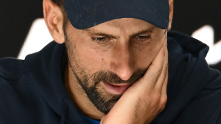 Сръбският тенисист Новак Джокович който се отказа на полуфинал на