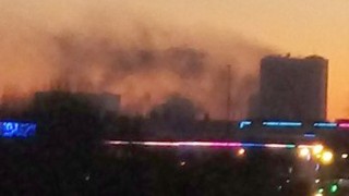 Гори сграда до Москва използвана от руското разузнаване съобщават руски