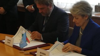 Генералният директор на ЮНЕСКО Ирина Бокова и министърът на културата
