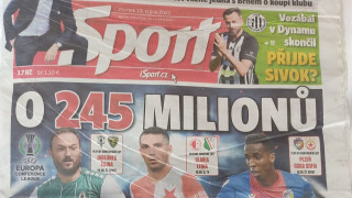 Спортната преса в Чехия отделя сериозно внимание на мача между