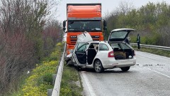 Тежка катастрофа затвори пътя Русе-Бяла