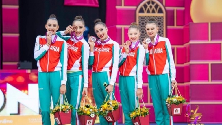 Българските гимнастички Татяна Воложанина, Радина Томова и Стиляна Николова няма