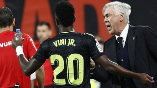 Треньорът Карло Анчелоти сравни химията на Карим Бензема с Винисиус