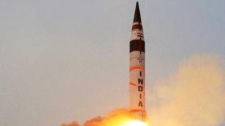 Индия успешно проведе пуск на междуконтинентална балистична ракета Agni V в