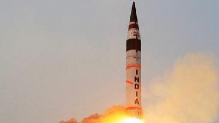 Индия успешно проведе пуск на междуконтинентална балистична ракета Agni-V в