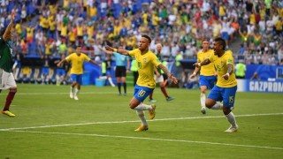Бразилия 2 0 Мексико 90 3′ Жълт картон за Гуардадо