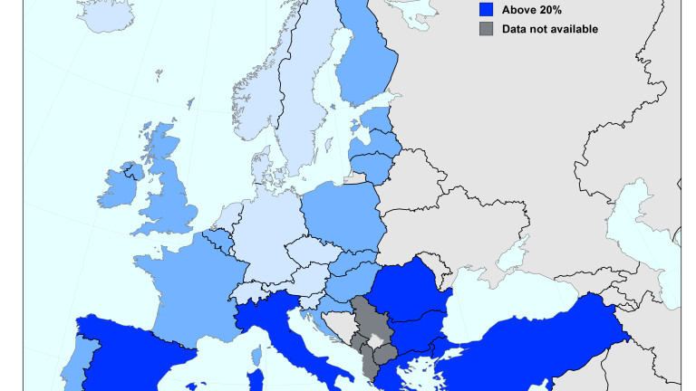 Почти 5 милиона младежи на възраст между 20 и 24