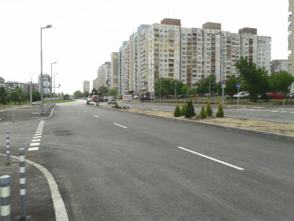 Пуснаха новоизградения участък на бул. "Царица Йоана" в София