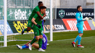 Авторът на 4 от 6 те попадения за Лудогорец срещу Етър