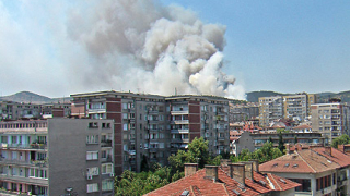 Пожар до „Аязмото”, в Стара Загора - бедствено положение