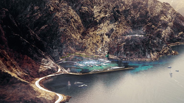 Един обърнат небостъргач в планина и два успоредни, дълги 170 км - архитектурните чудеса на Саудитска Арабия