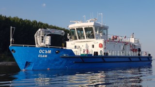 Нов кораб, получен по европроект, следи българския бряг на Дунав