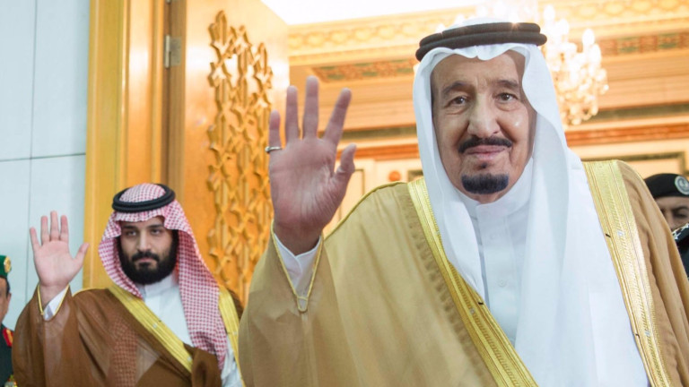 Саудитският монарх Салман бин Абдул Азиз Ал Сауд и иракския