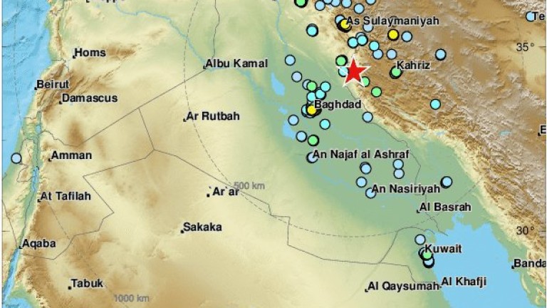 Силен трус разлюля Иран
