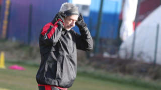 Наставникът на Локомотив София Радослав Здравков обяви преди заминаването