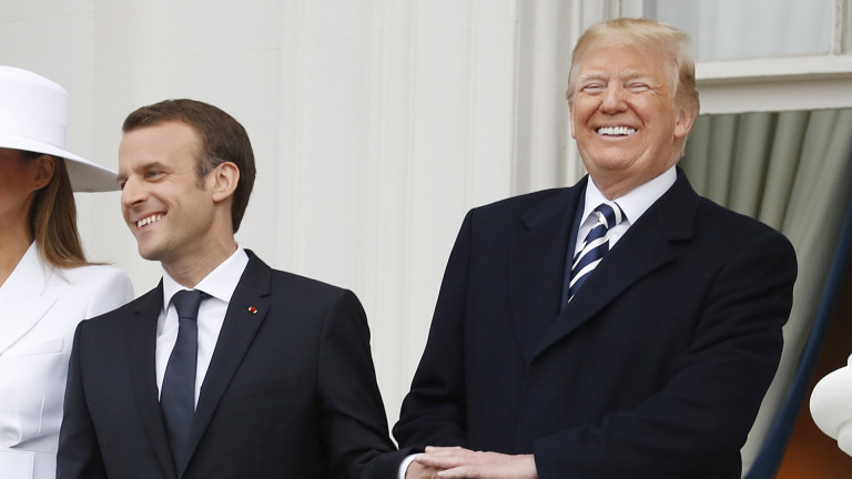 Президентът на САЩ Доналд Тръмп лично благодари на френския държавен