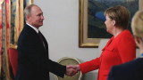  Меркел се среща с Путин поради рецесията в Близкия изток 