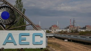 Транспортният цех на Запорожката атомна електроцентрала в Източна Украйна беше