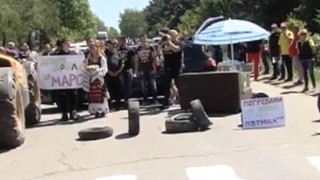 Жители на град Кубрат организираха протест и блокираха пътищата към