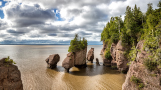 Две малки общности в Канада Burntcoat Head Park в