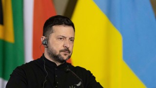 Украинският президент Володимир Зеленски коментира с представители на САЩ Украйна