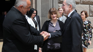 Българският министър председател Бойко Борисов и австрийският президент Александър ван дер