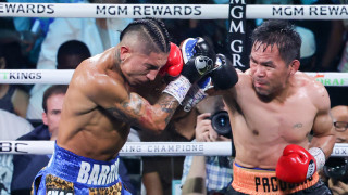 Мани Пакиао направи впечатляващо завръщане на ринга на 46 години Той се боксира отлично срещу Марио