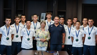 Председателят на БОК Весела Лечева се срещна днес с отбора