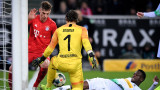 Борусия (М'Гладбах) победи Байерн (Мюнхен) с 2:1 в Бундеслигата